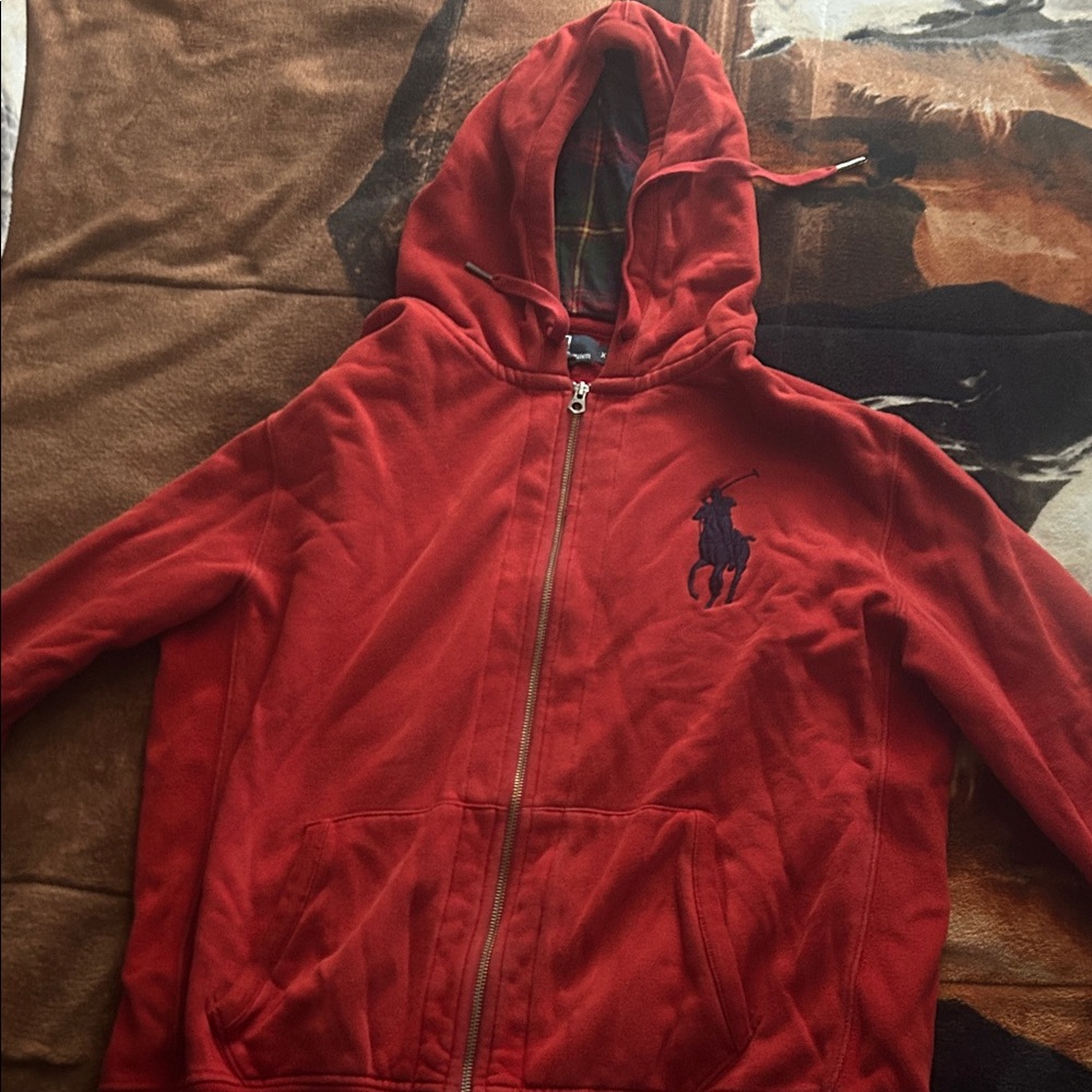 Ralph Lauren Red Hoodie